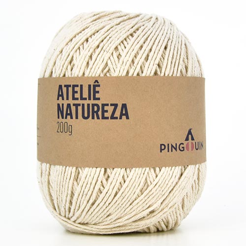 Barbante Ateliê Natureza Pingouin cor Natural