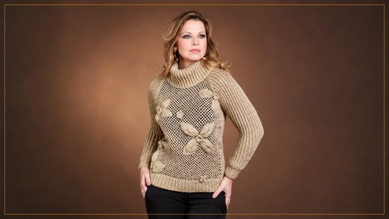 Receita Blusa com Folhas