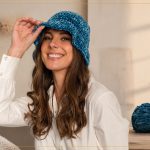 Bucket Hat Cassino de Crochê com Fio Veludo Molhado Círculo – Receita com Gráfico
