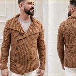 Casaco Mascavo de Tricô Masculino com Lã Seda Círculo – Receita com Gráfico casaco-mascavo-trico-la-seda-discovery