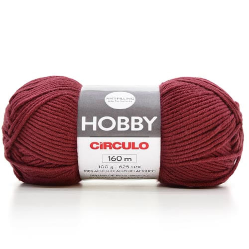Fio Hobby Círculo cor marsala