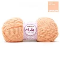 Novelo do Fio Mollet Círculo na cor 4224 Peach Fuzz