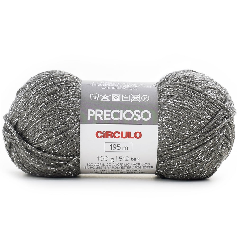 Fio Precioso Círculo cor aço