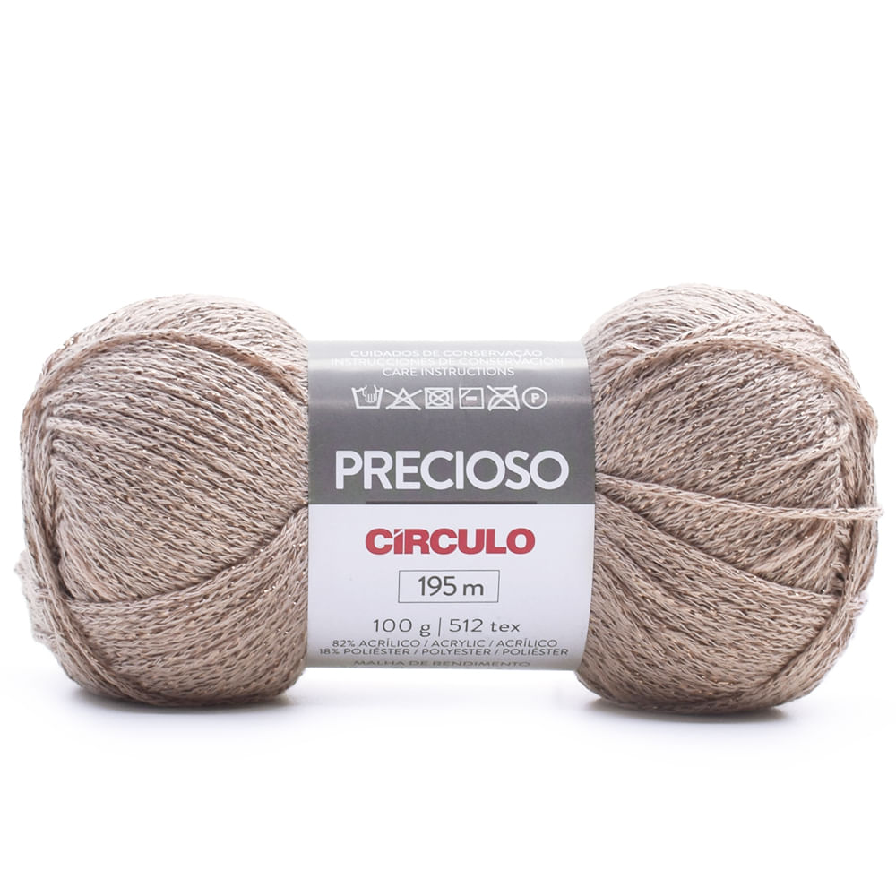 Fio Precioso Círculo cor glacê