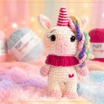 Penélope, a Unicórnia, em Amigurumi com Fio Puff Amigurumi – Receita Penélope, a Unicórnia, amigurumi em Fio Puff Amigurumi Pingouin