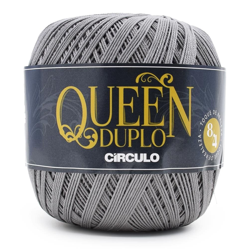 Fio Queen Duplo Círculo 100g — cor Névoa