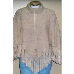 Receita Poncho de Tricô com a Linha Anne