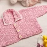 Receita: Casaquinho de Tricô Rosa – Fio Unique Smiles