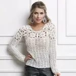 Blusa Branca Motivos – Linha Cléa 5