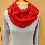 Gola Dia Mundial do Tricô – Fio Cisne Lizzy