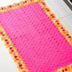 Tapete de Crochê Ondas Rosas – Barroco Maxcolor