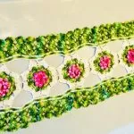 Tapete de Crochê Oval Primavera – Barroco Multicolor