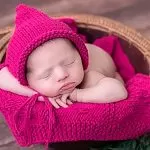 Manta e Touca de Tricô Newborn – Ateliê Pingouin