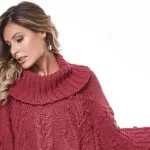 Casaco de Tricô Marsala –  Barroco Maxcolor