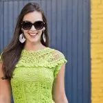 Blusa de Crochê Rendada Greenery – Linha Camila