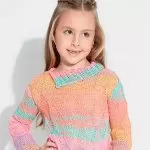 Suéter de Tricô Infantil – Fio Ciranda