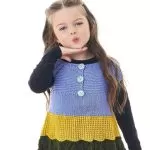 Receita Vestido de Tricô Infantil com Fio Serelepe