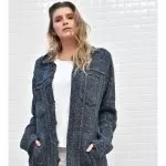Receita Jaqueta Jeans Alongada com Fio Jeans