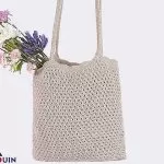Receita Bolsa de Crochê com Fio Kotini