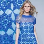 Receita Vestido Verão Azul com Linha Camila