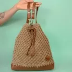 Receita Mochila de Crochê com Barbante Ecosoft