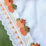 Receita Pano de Prato Abóbora com Linha Maxi Mouline