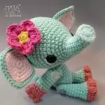 Receita Nuna Elefante com Fio Amigurumi Soft