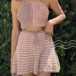 Conjunto de Crochê Chocolate com Fio Bella Fashion