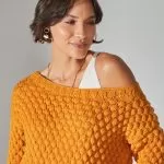 Receita Blusa de Tricô Almofadinhas com Fio Munique