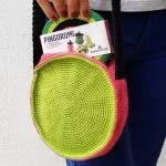 Receita Bolsa de Crochê Disco com Fio Pingorumi