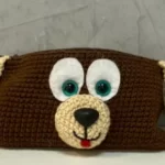 Receita Estojo Escolar Cachorrinho de Crochê com Fio Amigulove