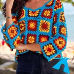 Receita Blusa Alto Astral de Crochê com a Linha Bella Design sem nome (56)