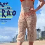 Calça Boyfriend de Crochê com a Linha Bella Fashion