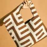Receita Bolsa de Crochê com o Fio Férias