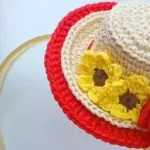 Capa - Imagem Horizontal do Chapéu Junino com Flores com a Linha AmiguLove