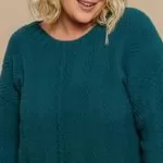 Capa - Imagem Horizontal da Blusa Capricórnio de Tricô com o Fio Comfy