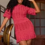 Receita Vestido Tutti-Frutti de Crochê com a Linha Cléa Duplo Capa - Imagem Horizontal do Vestido Tutti-Frutti de Crochê com a Linha Cléa Duplo