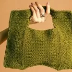 Receita Bolsa de Crochê com o Fio Férias