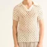 Receita Camisa Polo Led de Crochê com a Linha Anne 500