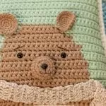 Receita Almofada Infantil Ursinho de Crochê com o Fio de Malha Premium Design sem nome