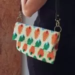 Receita Bolsa Caju de Crochê com a Linha Bella Arte