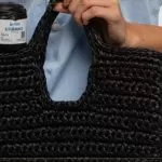 Bolsa de Couro em Crochê com Fio Cisne Urbano – Receita