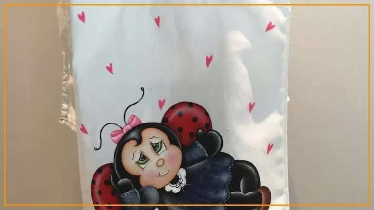 Bolsa Dia das Mães pintada em tecido com Tinta Acrilex — receita completa Bazar Horizonte