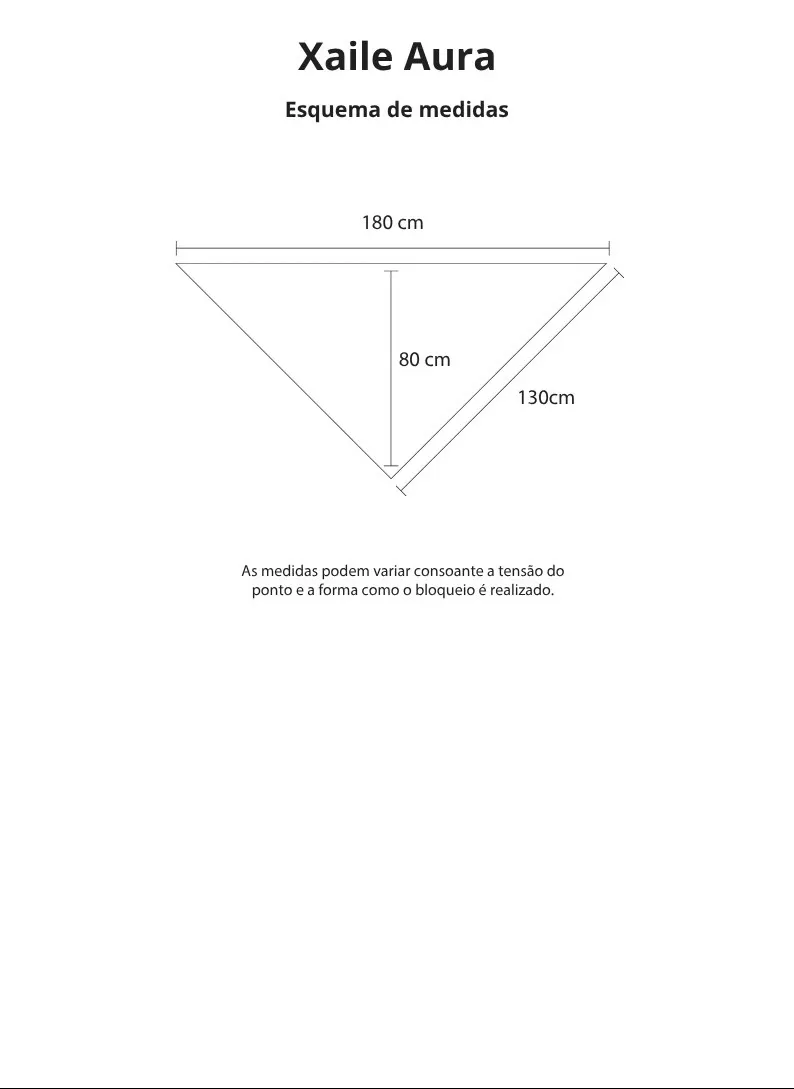 Gráfico Xale Aura crochê página 2 — Linha Lolita Círculo