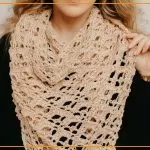Xale Aura de Croche com Linha Lolita Circulo — receita Bazar Horizonte
