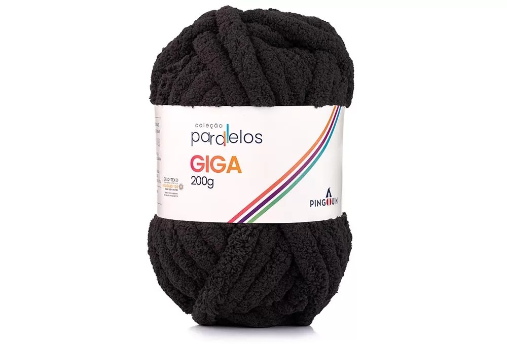 Novelos de Fio Giga Pingouin 200g em diversas cores da Coleção Paralelos