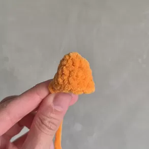 Bico do Canarinho Pistola em fio Vellut cor Caramelo de Sal
