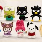 Coleção completa de 10 amigurumis Hello Kitty and Friends da Círculo — todos os personagens Sanrio em crochê