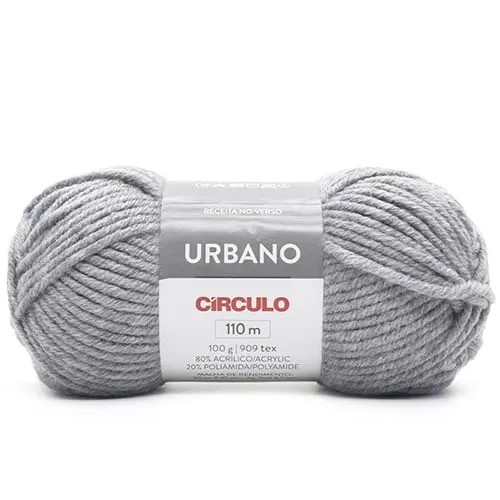 Fio Urbano Círculo 100g – cor 8214 Cinza