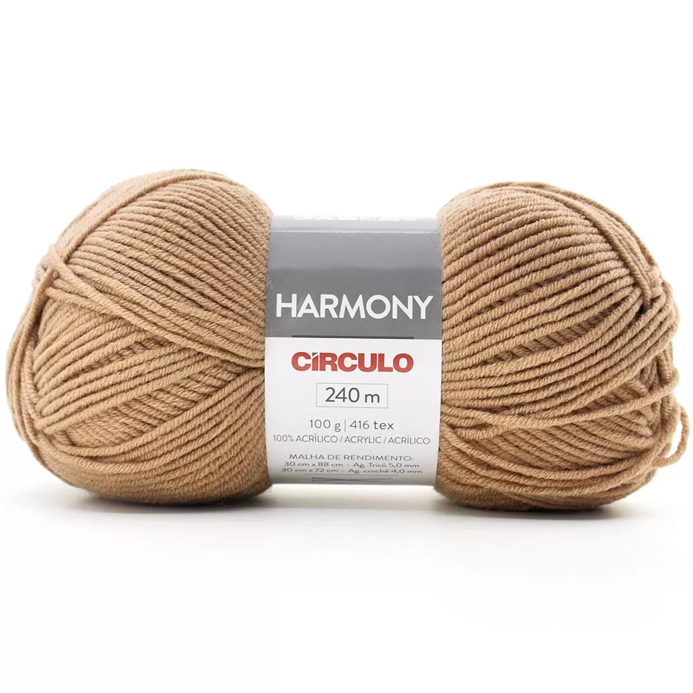 Fio Harmony Círculo 100g – cor 7767 Guepardo